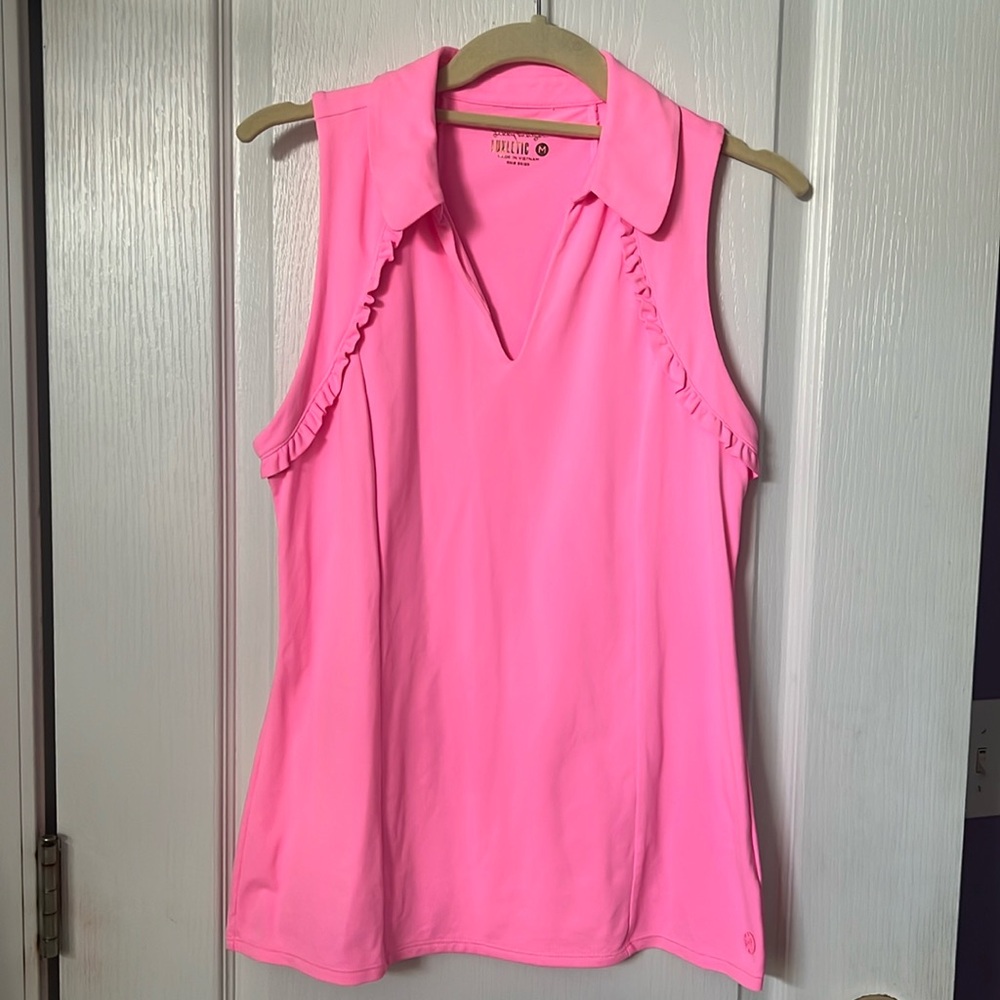 Lilly Pulitzer UPF 50+ Luxletic Martina Polo Top